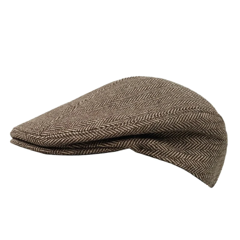 

Autumn Winter Men Hats Berets British Western Style Wool Advanced Flat Ivy Cap Women Classic Vintage Beret CapTommy Shelby BLM82