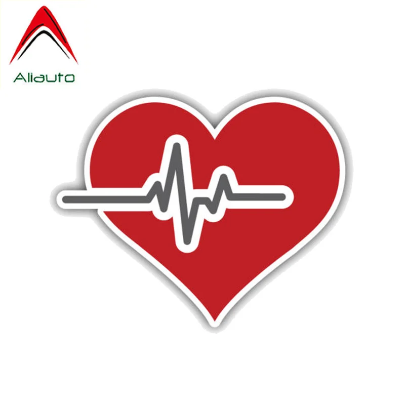 Милые автомобильные наклейки Aliauto в виде сердца медицины украшение для крышки