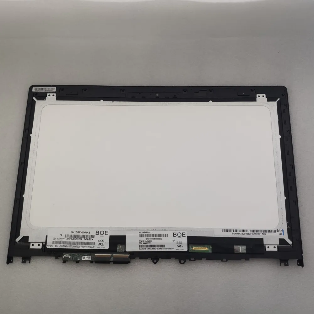 15 6latptop touch screen digitizer assembly display lp156wf6 spk1 nv156fhm n42 a13 fru 5d10k28140 for lenovo edge 2 1580 free global shipping