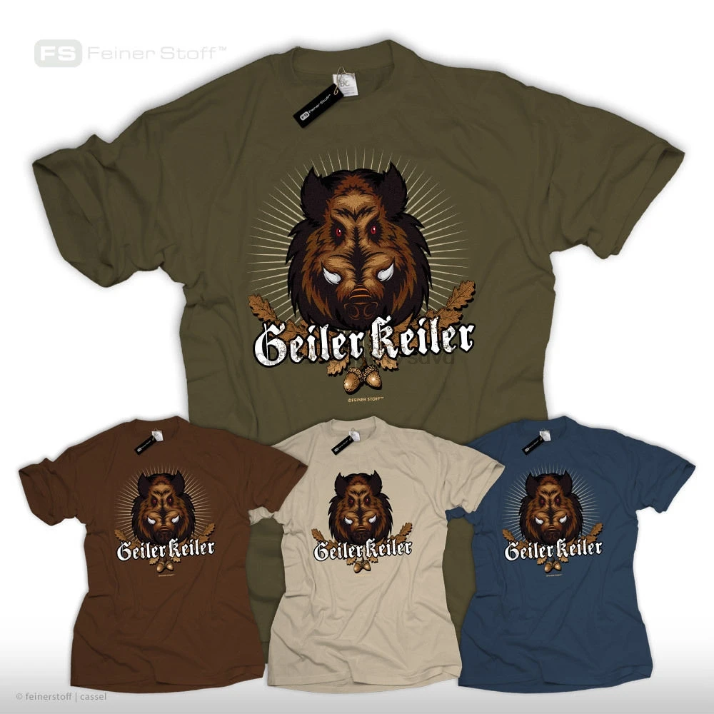 Футболка Hunter Geiler Keiler Jagd Fun reier Hirsch wildswiss in Geschenk Ranger Men 2019 брендовый Повседневный Топ