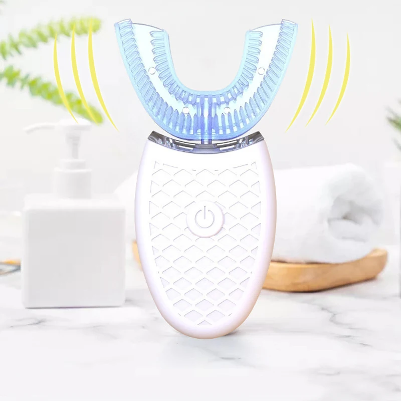

Electric Toothbrush U Type 4 Modes Tooth Brush USB Charging Tooth Whitening