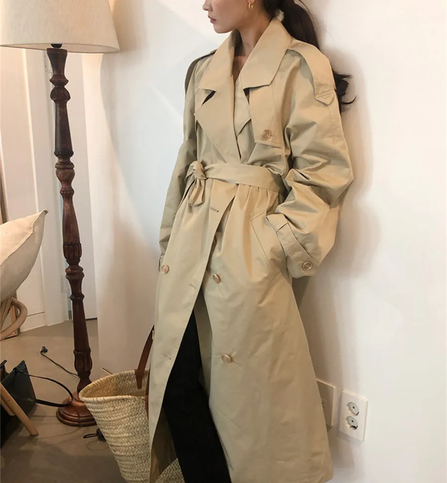 

Top quality New 2021 spring autumn raincoats overcoats plus size female windbreaker