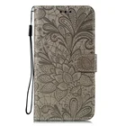 Рельефный цветочный чехол для Xiaomi Redmi Note 9 9A 9C 9S 8T 8 7 7A Pro Mi 9T 10 10T Lite Poco F2 X3 NFC M3, кожаный чехол-бумажник с откидной крышкой