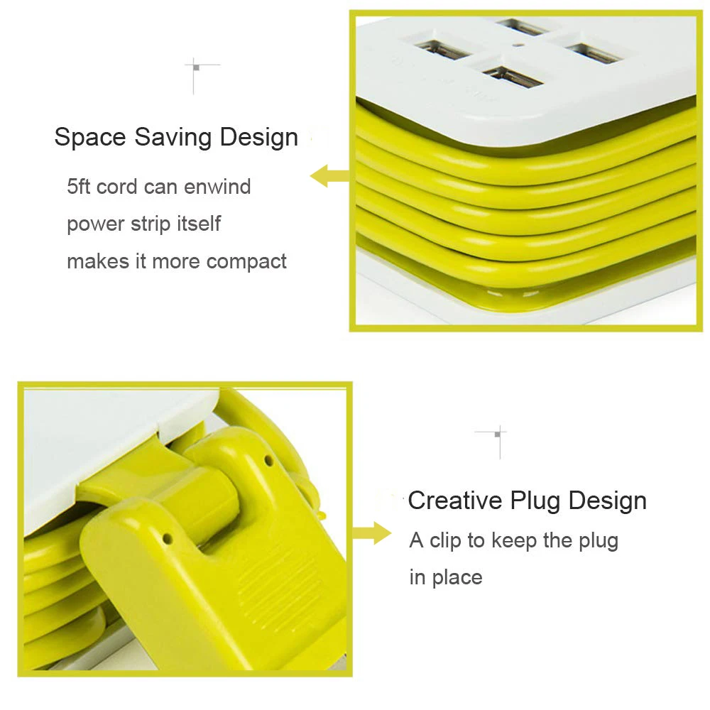 Настольная розетка ЕС с 4 usb-разъемами для зарядки USB блок питания mart мобильный
