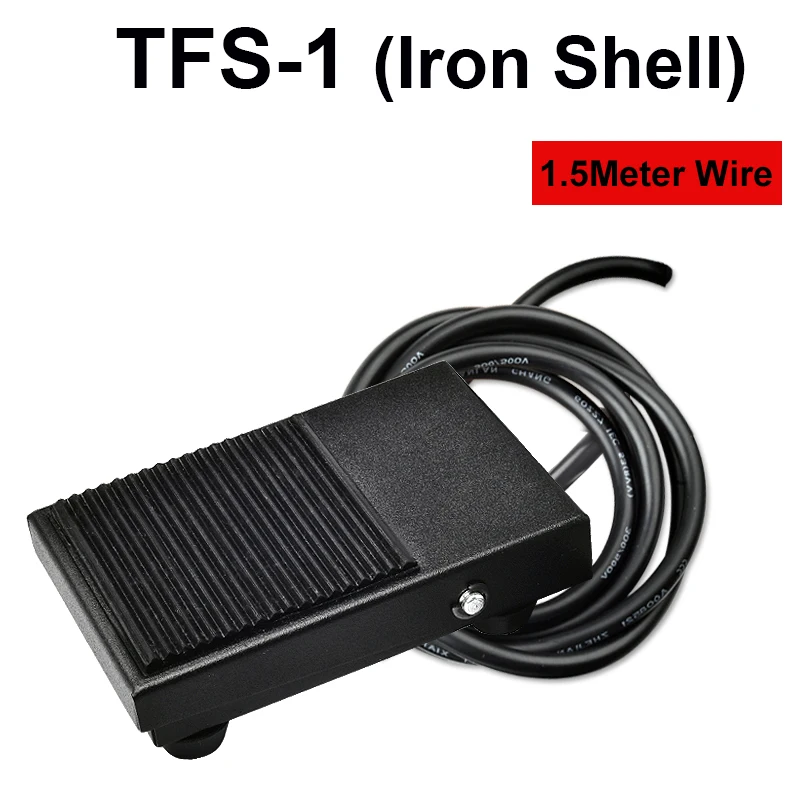 

2/3-контактный ножной Педальный контроллер питания SPDT переключатель TIG ATGW сварочный аппарат для резки аппарат мгновенный Электрический металлический TFS 1NO1NC 220 В нескользящий