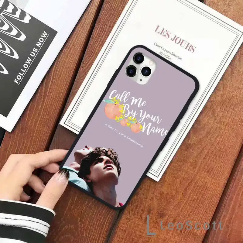 

Call Me by Your Name Phone Case for iPhone 11 12 pro XS MAX 8 7 6 6S Plus X 5S SE 2020 XR Soft silicone