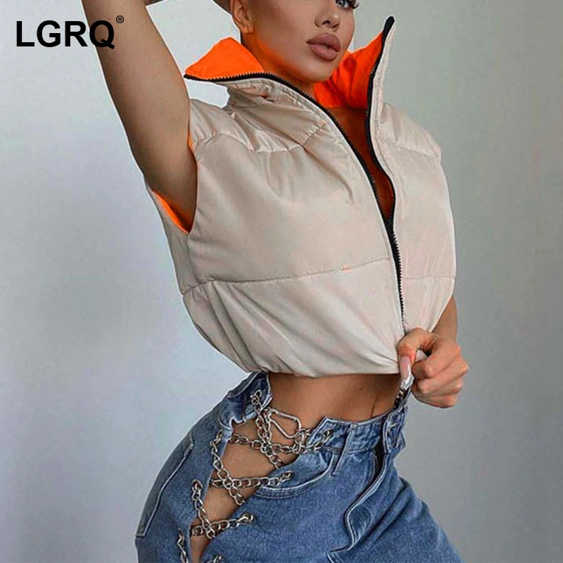 

[LGRQ] Blue Casual Western Style Down Women's Jacket New Hooded Long Sleeve Warm Parkas Fashion Tide Autumn Winter 2021 19D3824