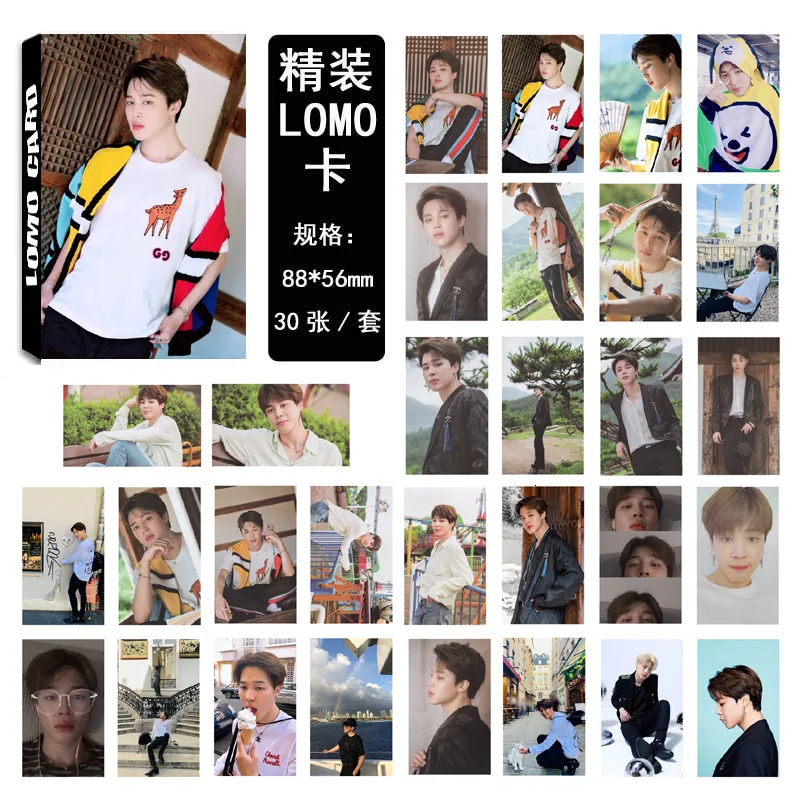 30 шт./компл. Kpop Bangtan Boys летний альбом Фотокарта хорошее качество Bangtan Boys Photo Lomo Card Bangtanboys Новые поступления Kpop