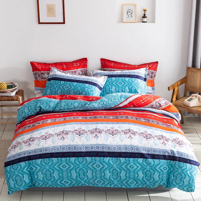 

Hawaii Style 2021 New Colorful Romantic Fantasy Comforter Bedding Set Queen Twin Single Duvet Cover Set Pillowcase Home Luxury
