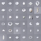 Бусины-шармы для изготовления ювелирных изделий, из натурального перламутра