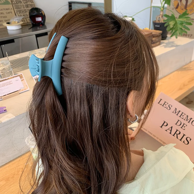 

1PC New Hairpins Fashion Hair Styling Tool Simple Solid Color Women Washing Hair Clips Accessories Elegant Hair Accessories