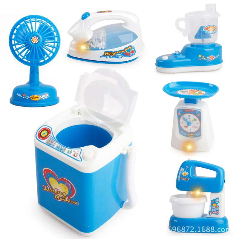Новый детский игровой домик маленькая бытовая техника стиральная машина игрушка