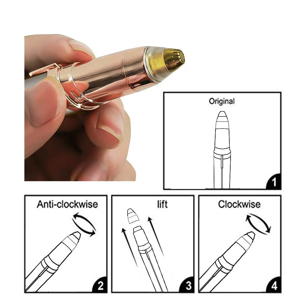 Electric Eyebrow Trimmer Hair Remover For Women Painless-precision Eye Brow Razor Epilator/facial Battery-operated | Красота и