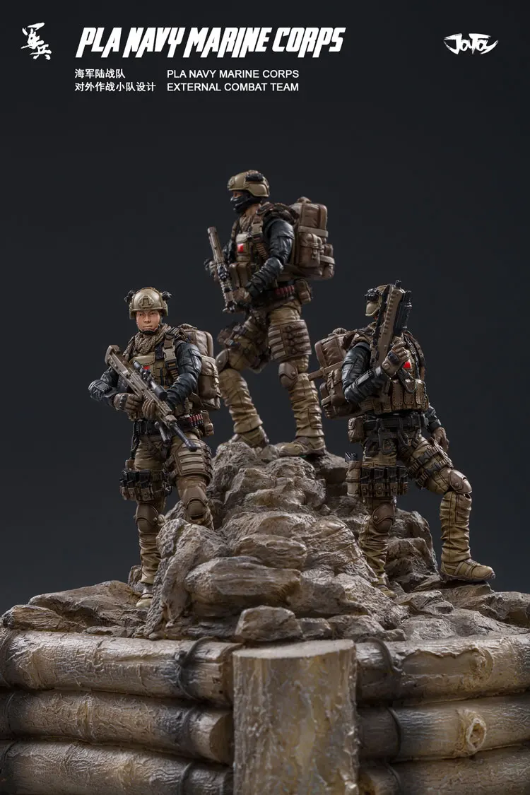 Экшн фигурки JOYTOY 1/18 корпус морской пехоты пла смолы сцена (22 см * 17 13 см) модель