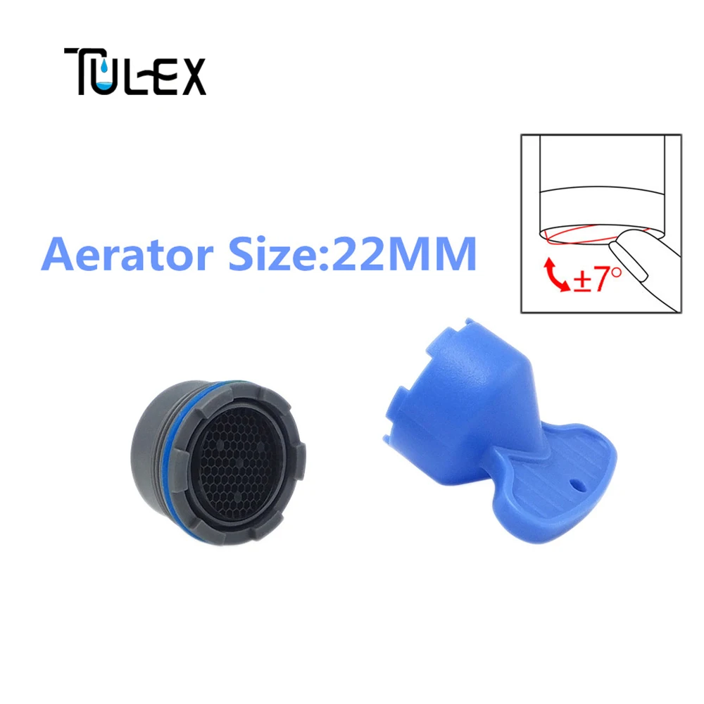 TULEX кран аэратор носик Bubbler кран фильтр скрытый сердечник 22 мм запасная часть с DIY установить гаечный ключ для кухонного крана