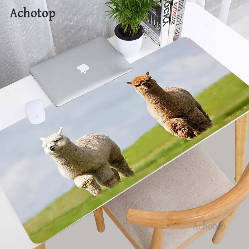 

Alpaca Gaming Mouse Pad Large Mouse Pad Gamer Big Mouse Mat PC Computer Mousepad XXL Carpet Surface Mause Pad Keyboard Desk Mats