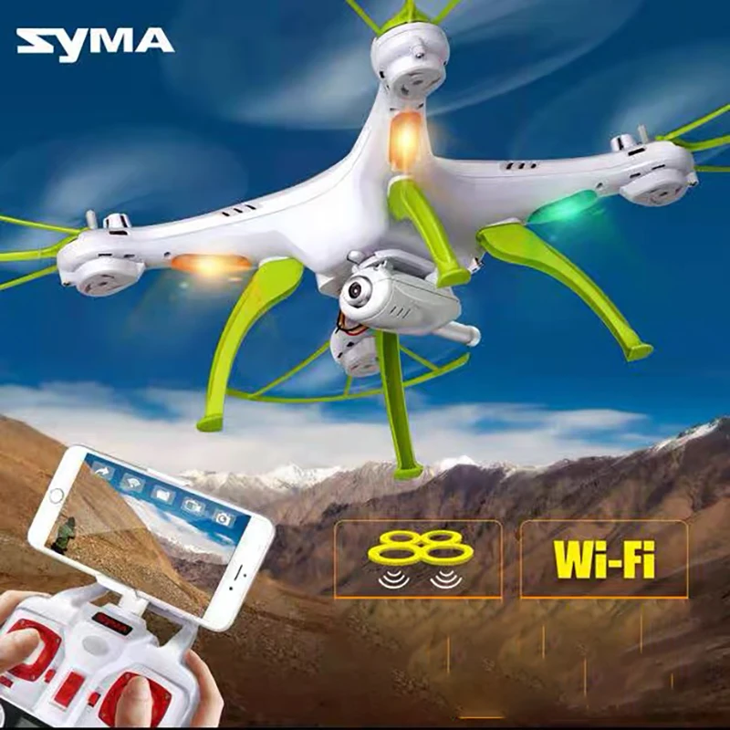 Enlarge SYMA Upgrade X5HW Quadcopter Drone With HD WIFI FPV Camera   Real-Time Transmission Of Intelligent RC Helicopter Kids Toy Gift