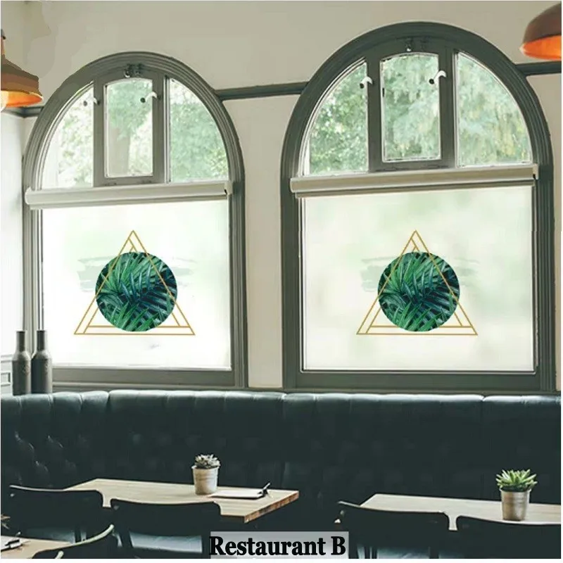 Антистатическая стеклянная пленка с геометрическим рисунком размер под заказ