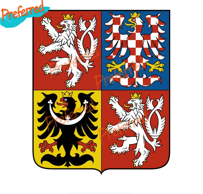 

Coat of Arms of Czech Republic Colorful Decal Motocross Racing Laptop Helmet Trunk Wall Vinyl Car Sticker Die Cutting