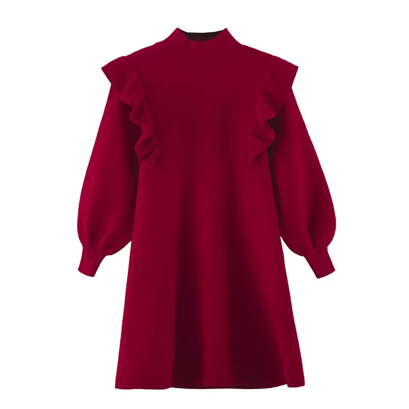 

Girl Sweater Dress For Children Autumn Winter 2020 Kid's Clothing Party Princess Skirt Parent-child Christmas Dress Comfortable