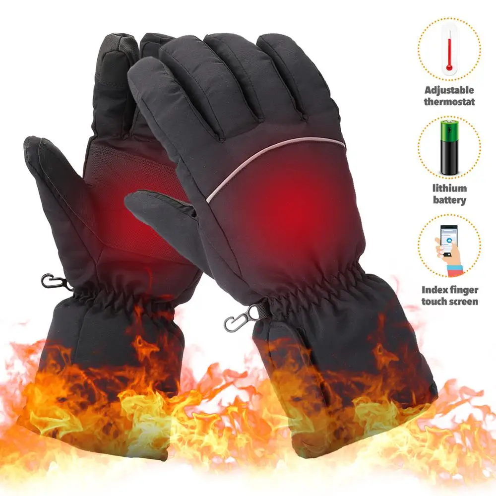 

Motorcycle Riding Heating Gloves Thermostat Gloves Touch Warm Battery Powered Heating Gloves Riding Gloves Telefingers Gloves