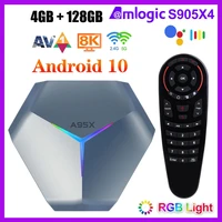 amlogic s905x4 smart android 10 tv box a95x f4 4k hd youtube 4gb ram 32gb 64gb 128gb rom 2 4g5ghz wifi rgb light bt set top box