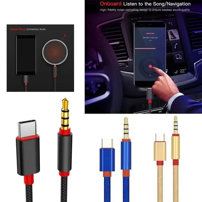 USB 3 1 Тип C Мужской до 5 мм мужской аудио кабель с адаптером AUX адаптер для