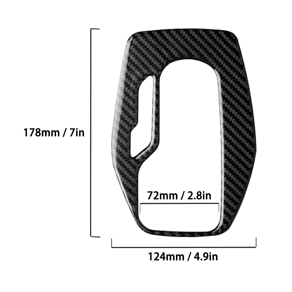 

For Chevrolet Camaro 2017-2019 Carbon Fiber Car Gear Shift Panel Cover Sticker