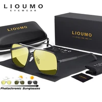lioumo oversized sunglasses for men day night phochromic polarized glasses women aluminum magnesium goggles gafas de sol hombre