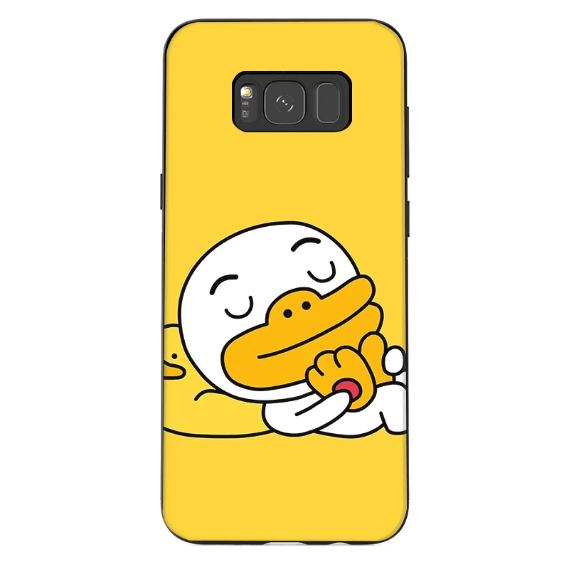 Cell Mobile Phone for Samsung GALAXY A2 A20E A70s J4 J6 J7 J8 Core Prime Duo Plus Cover 2018 cool yellow duck Cute cartoon | Мобильные
