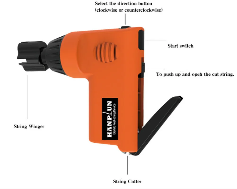 Умный тюнер автоматический для гитары струны смарт струнная намотка