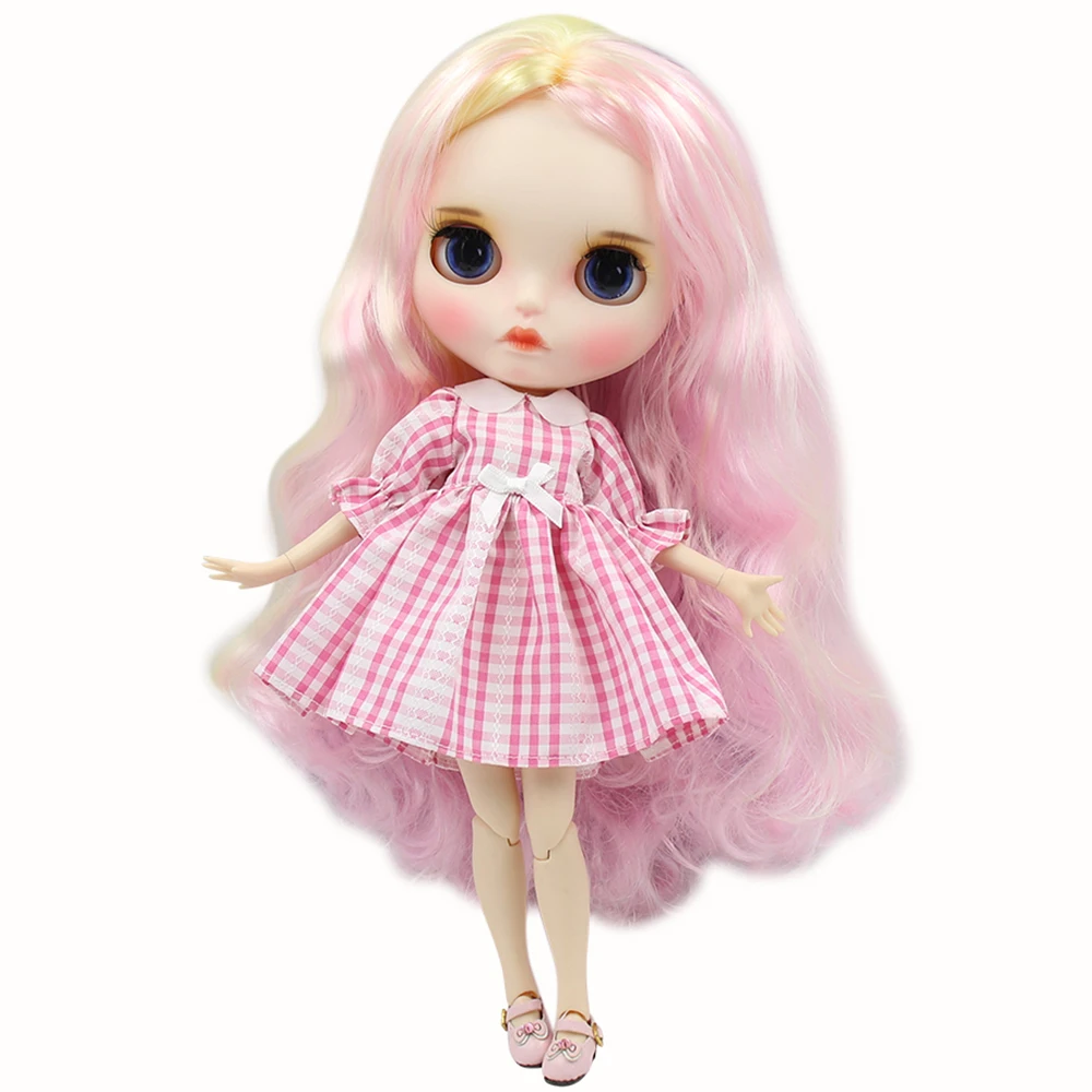 Ледяной DBS Blyth кукольные 1/6 шарнирное тело ручная роспись матовая лицевая сторона