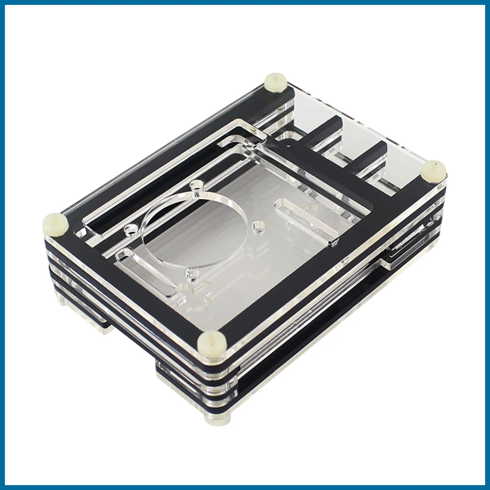 Чехол S ROBOT Raspberry Pi 4 Model B чехол с охлаждающим вентилятором Matel для RPI154|Аксессуары