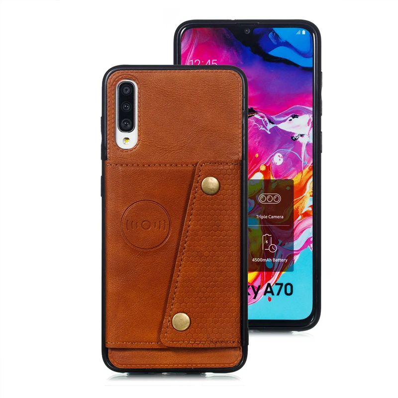 Из искусственной кожи чехол для samsung Galaxy A10 A20 A30 A40 A50 A60 A70 A80 A90 M20 бумажник держатель для карт чехол-подставка для телефона с защитой от чехол s