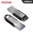 Двойной Флеш-накопитель SanDisk 100% Оригинальный подлинный Ultra Flair USB 3,0 USB флэш-накопитель 16 ГБ 32 ГБ 64 ГБ 128 ГБ флэш-накопитель флеш-накопитель для детей 10 лет гарантии