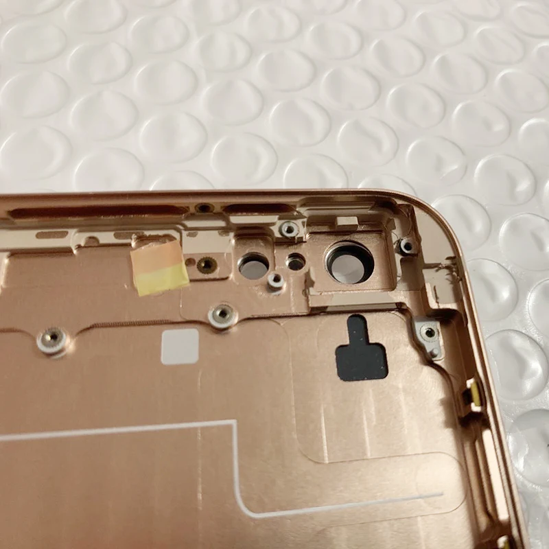 Высокое качество, стеклянный корпус для iPhone 6+ 6s plus, как 8 plus, задняя крышка для корпуса батареи с кнопками+ sim-лоток