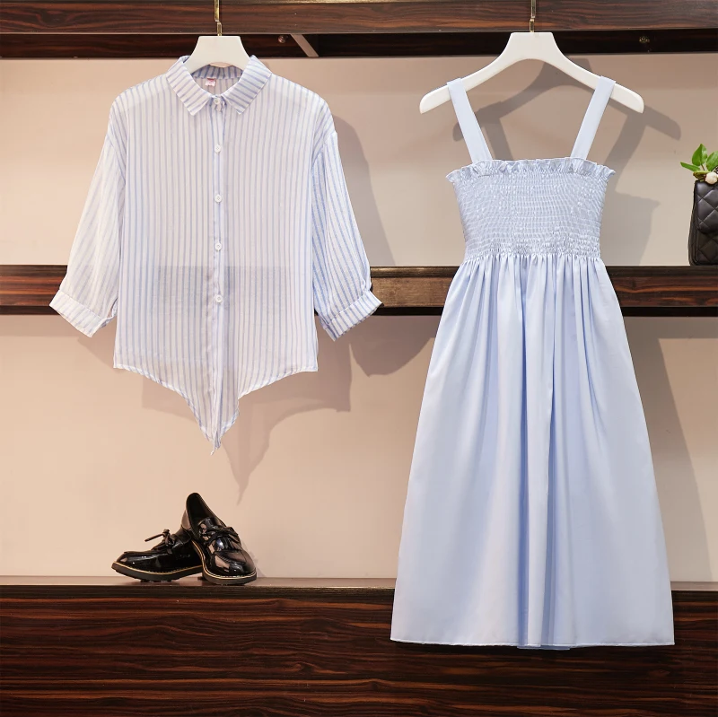 Big Size Women's Dress 2019 New Suit For Fat Women |