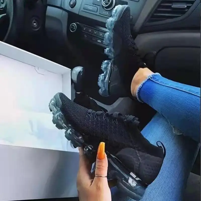 

New Style Mesh Breathable Women's Casual Sports Shoes 2021 Fashion Platform Vulcanized Women's Shoes zapatos de mujerSRT