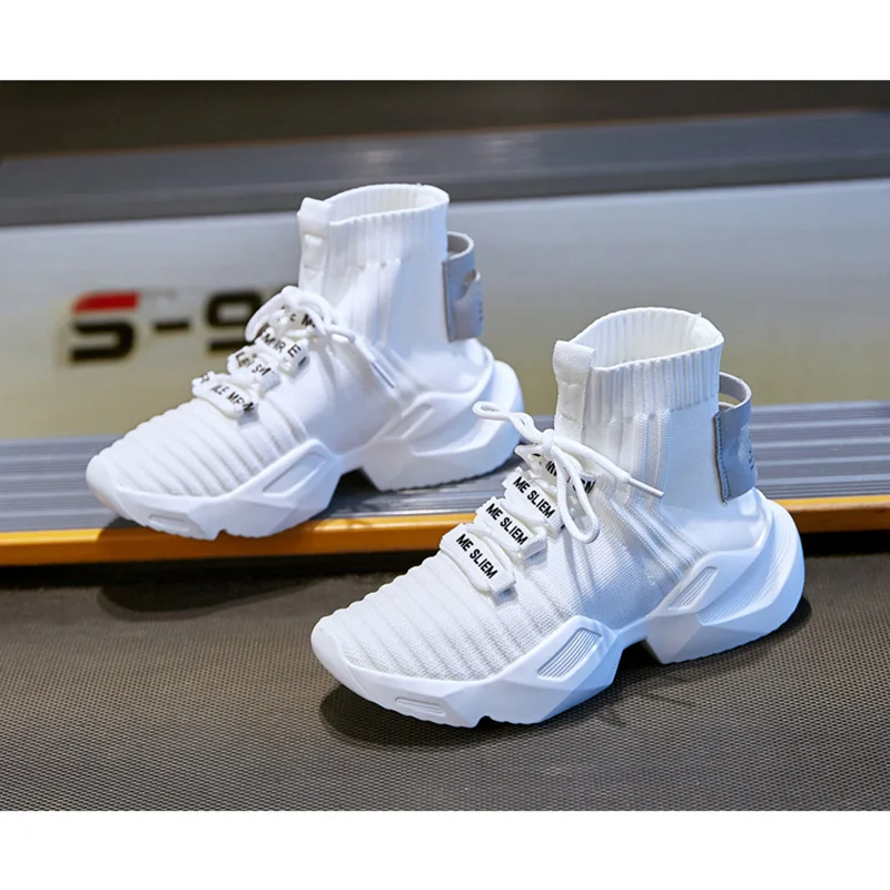 Кроссовки женские высокие на массивной подошве дизайнерская повседневная