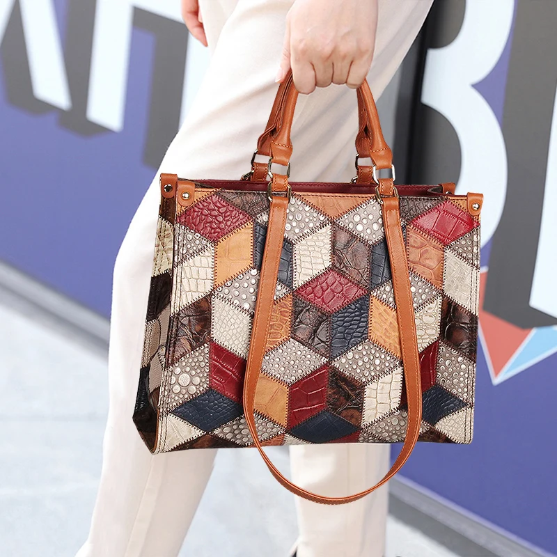 Cobbler Legend New Luxury Handbags for Women Vintage Designer Large Capacity Women Bag Top-Handle Genuine Leather Shoulder Bags