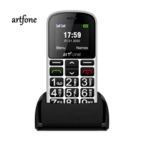 2g artfone cs188 big button mobile phone for elderlyupgraded gsm mobile phone with sos button 1400mah battery dual sim unlocked