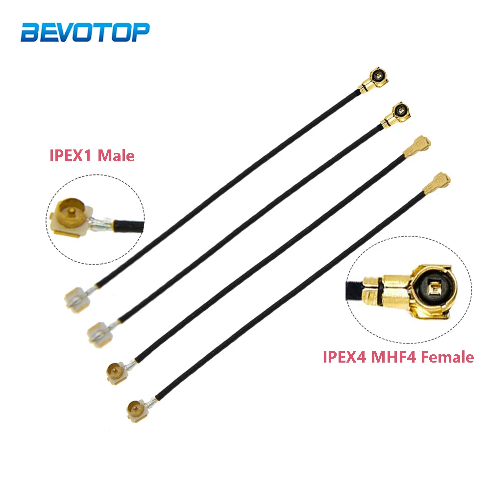 Коаксиальный кабель RF0.81 U.fl IPEX1 (штекер)/IPEX4 MHF4 (гнездо) 5 шт. | Строительство и ремонт