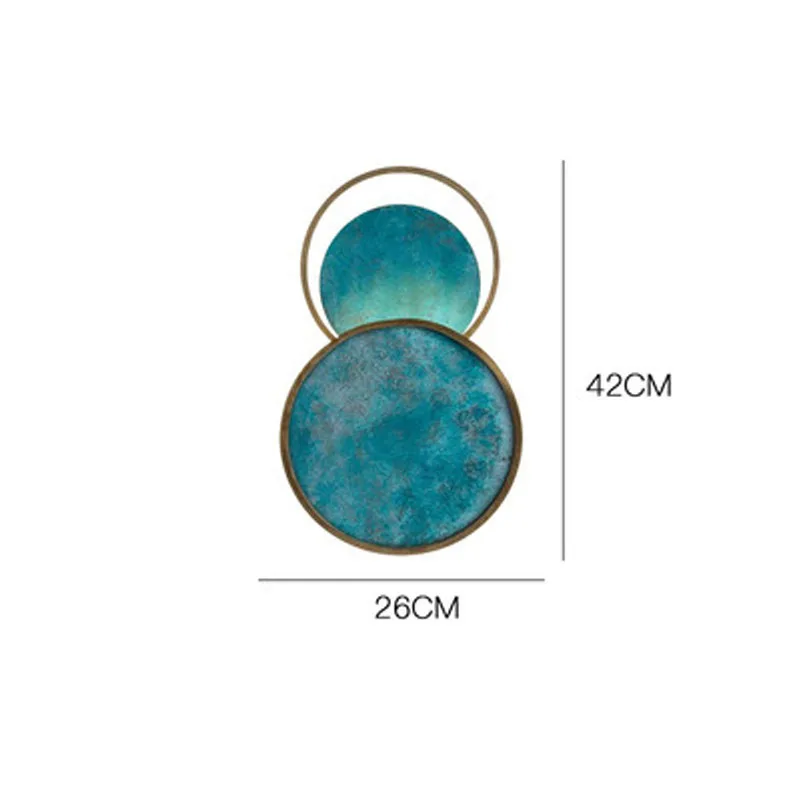 Креативная зеленая фурнитура в стиле пост-модерн настенный светильник для