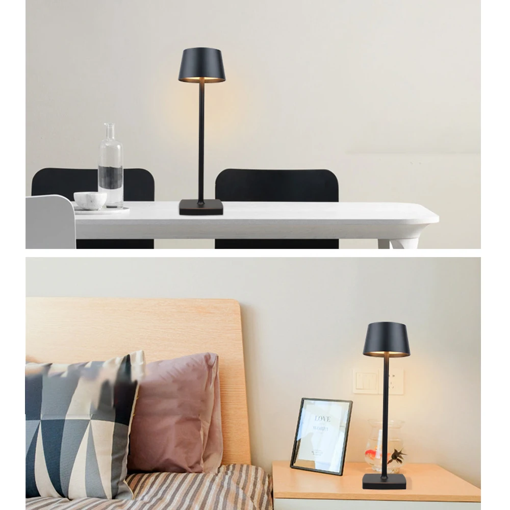 Светодиодная настольная лампа с подзарядкой по USB приглушаемый портативный