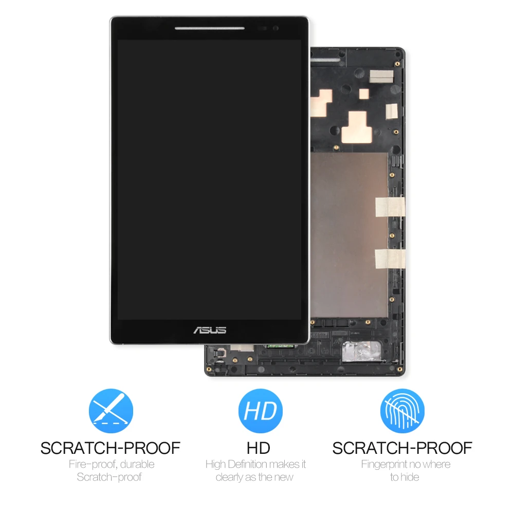 8 ''полная сборка для Asus Zenpad 8,0 Z380 Z380KL Z380CX Z380C Z380M P024 ЖК-дисплей сенсорный экран дигитайзер панель планшет/рамка