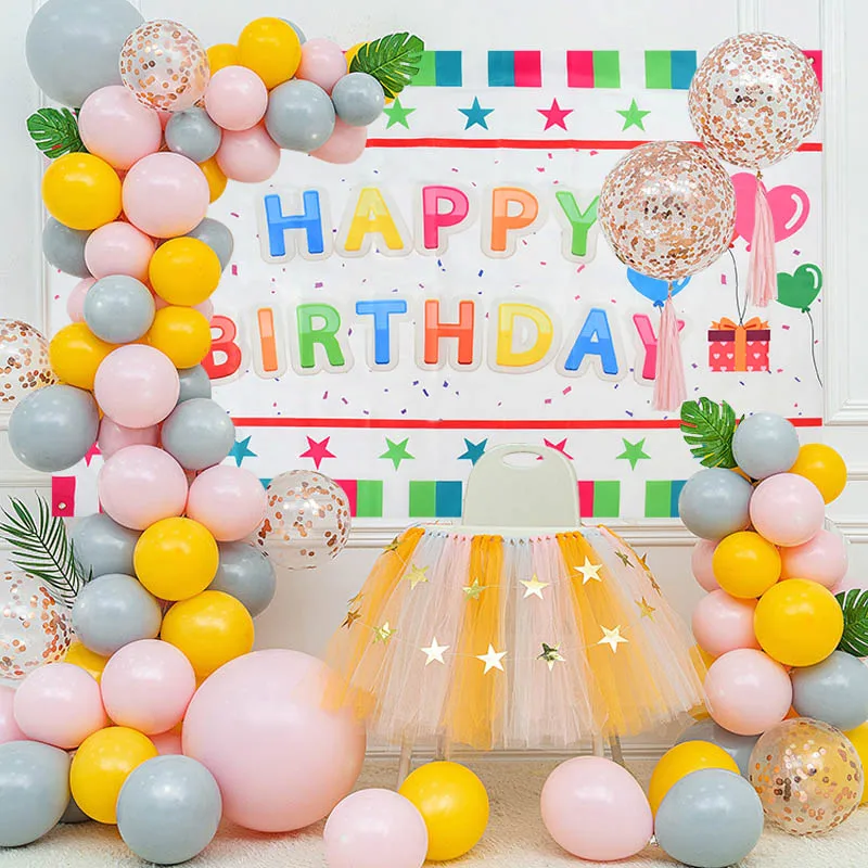 

Happy Birthday Oversized Background Cloth Decor Birthday Party Decor Adult Child kids Baby Shower Planet Party Supplies