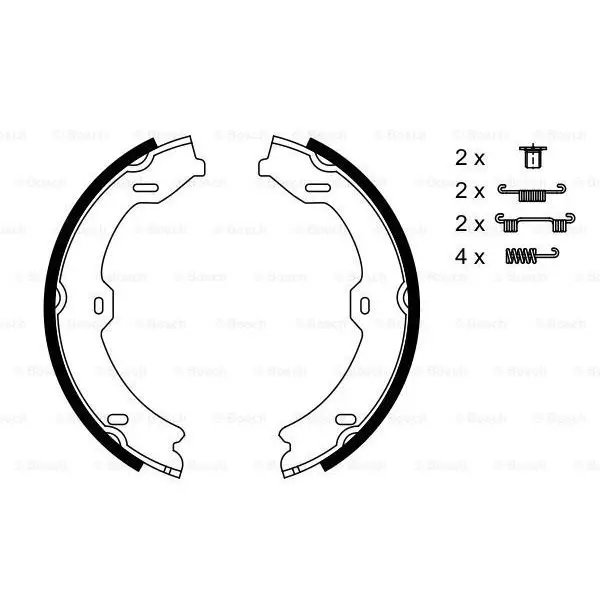 Колодки барабанные MB W221 3.0/3.5/4.7/2.1CDi/3.0CDi/4.0CDi 05 B | Автомобили и мотоциклы