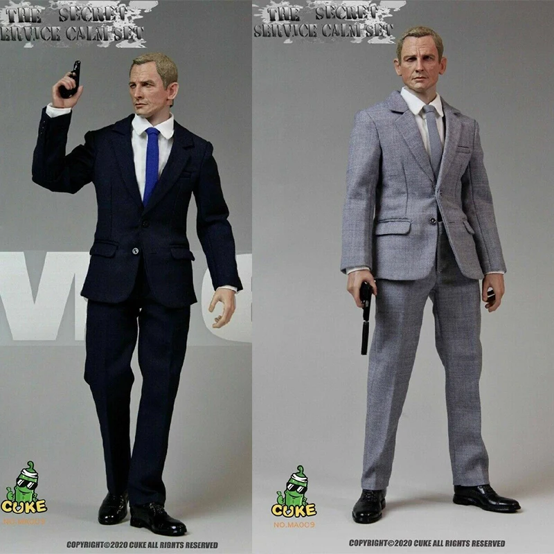 

1/6th CUKE игрушки MA-009A/B Джеймса Бонда ветровка костюм и оружие для 12 "фигурку средства ухода за кожей