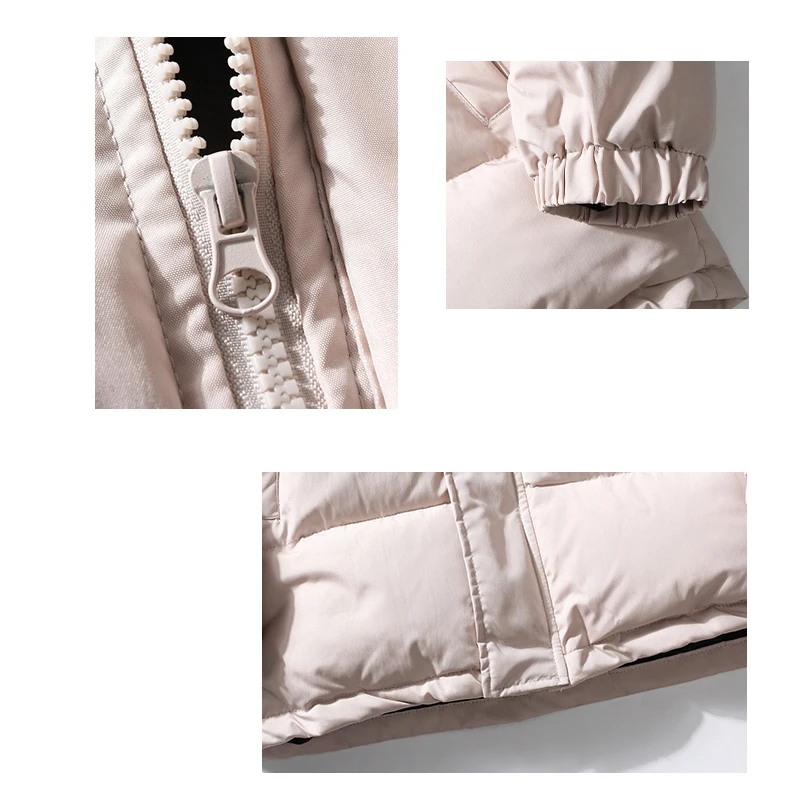 Men Harajuku Solid Warm Puffer Jacket 2021 Parka Mens Japanese Streetwear Hip Hop Winter Jacket Male Korean Fashion Padded Coat