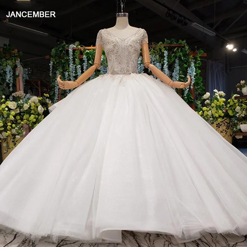 HTL963 супер бальное платье свадебное съемный шлейф тяжелые Свадебные платья